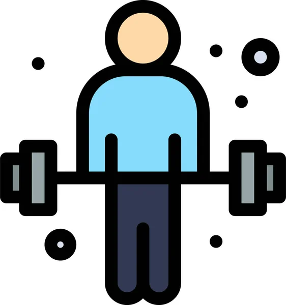 Dumbbell Exercise Sport Icon — Stock Vector