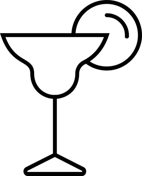 Bar Icône Cosmopolite Daiquiri — Image vectorielle