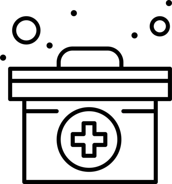 Περίπτωση Ιατρική Ιατρική Εικονίδιο — Διανυσματικό Αρχείο