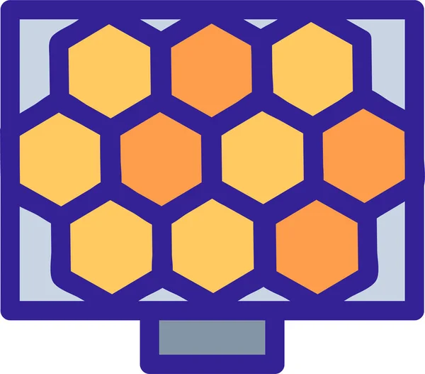 Іконка Бджолиного Вулика Категорії Сільське Господарство — стоковий вектор