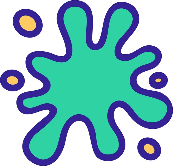 Blob Blot Goteo Icono — Archivo Imágenes Vectoriales