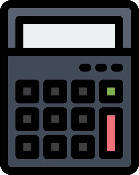 Calculator Ecommerce Math Icon — Stock Vector