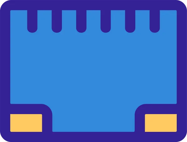 Cabo Adaptador Conectar Ícone — Vetor de Stock