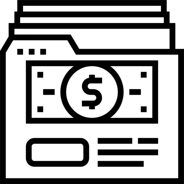 Analysemap Statistisch Icoon — Stockvector