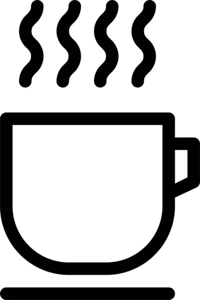 Pause Kaffeetrinken Ikone Der Kategorie Fotografie — Stockvektor
