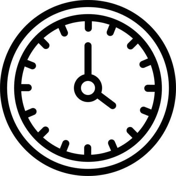 Llamada Reloj Contacto Icono — Vector de stock