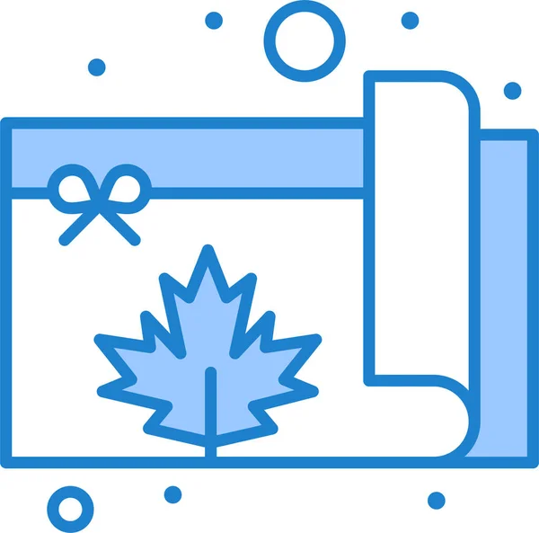 Иконка Листа Канады — стоковый вектор