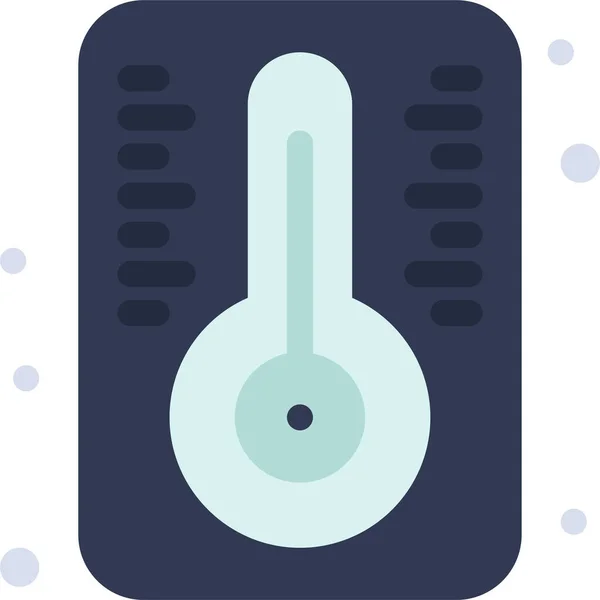 Grado Temperatura Termómetro Icono — Vector de stock