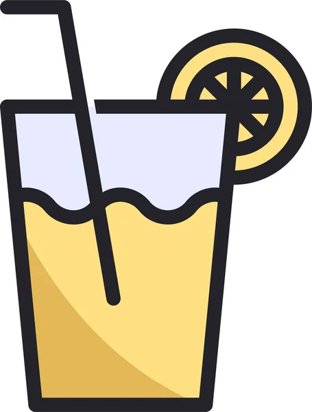 Bebidas Bebida Jugo Icono Eventosy Entretenimiento Categoría — Vector de stock