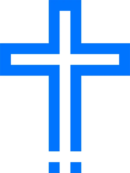 Верить Обряд Креста Иконы Культовых Сообществах — стоковый вектор