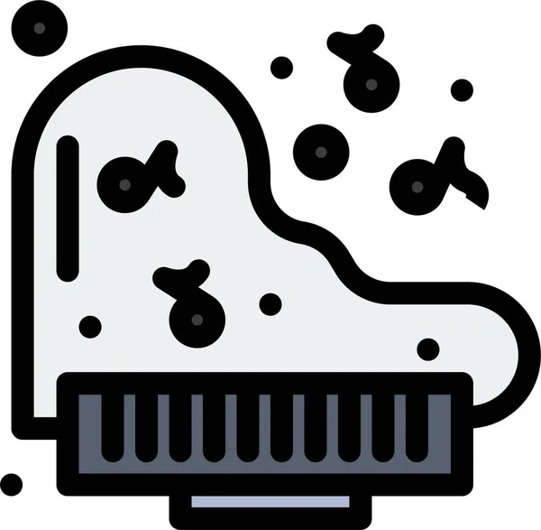 Grand Instrument Piano Icon — Stock Vector