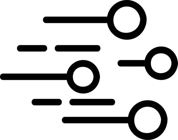 분석적 컴퓨터 데이터 아이콘 — 스톡 벡터