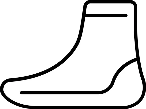 Ícone Sapato Calçado — Vetor de Stock