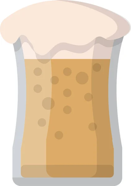 Μπύρα Αλκοόλ Ετοιμάζω Εικονίδιο Επίπεδο Στυλ — Διανυσματικό Αρχείο