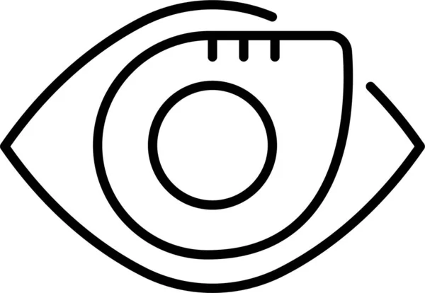 Икона Коррекции Глазной Офтальмологии — стоковый вектор