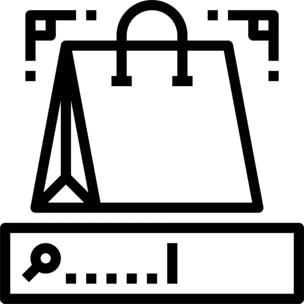 Informationssymbol Für Den Einkaufswagen — Stockvektor