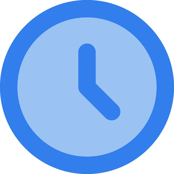 Icône Interface Horloge Date Dans Style Filledoutline — Image vectorielle