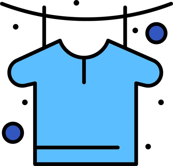Vêtements Séchage Sec Icône — Image vectorielle