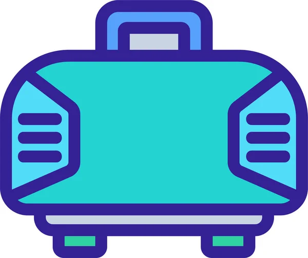 Pictogram Elektriciteitsopwekking — Stockvector