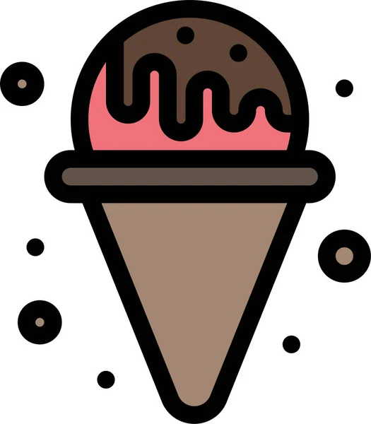 Cream Ice Park Icon — Stock Vector
