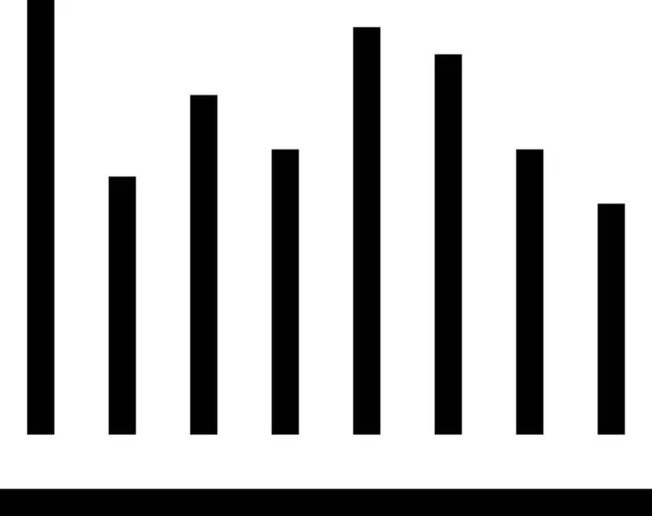 Значок Диаграммы Бизнес Графика Стиле Набросков — стоковый вектор