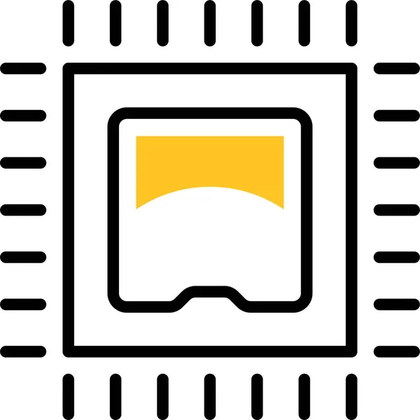 Иконка Оборудования Cpu — стоковый вектор