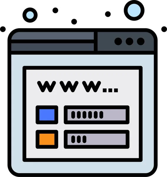 Mockup Seo Wireframe Icon — стоковый вектор