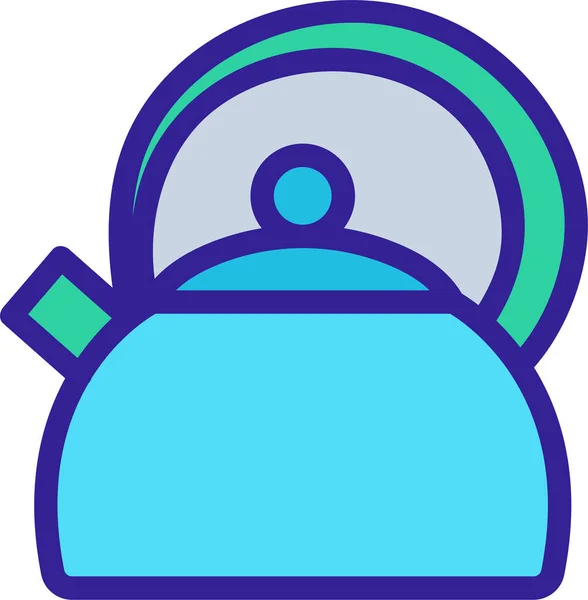 Manejar Icono Protector Cocina — Vector de stock