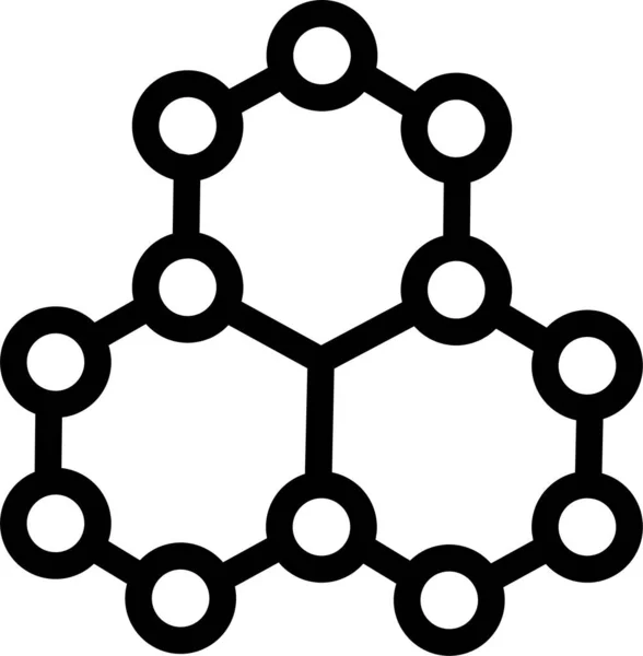 Biomateriales Química Química Icono Categoría Scienceressearch — Archivo Imágenes Vectoriales