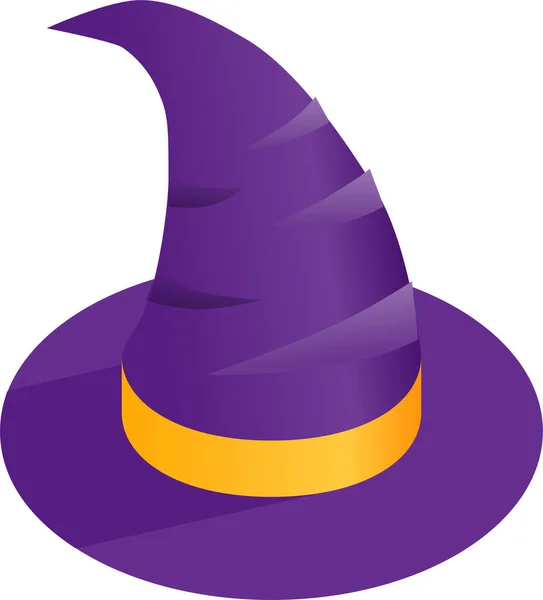 Sombrero Halloween Icono Isométrico Categoría Halloween — Archivo Imágenes Vectoriales