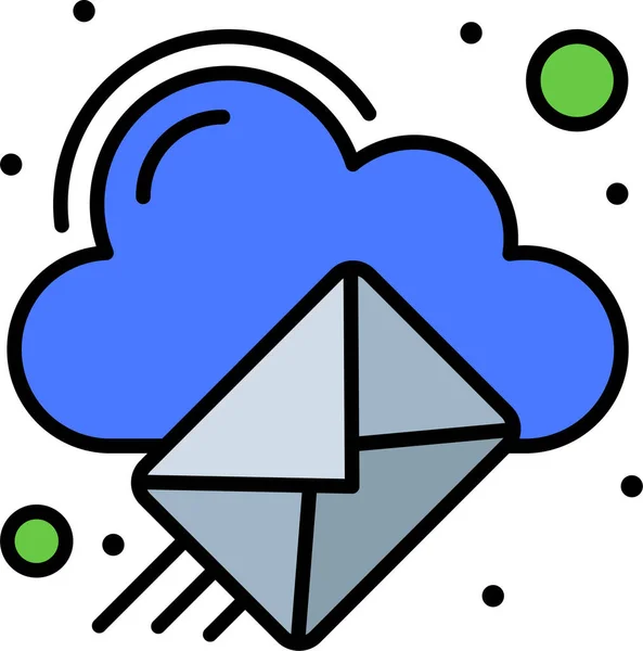 Σύννεφο Υπολογίζοντας Εικονίδιο Ηλεκτρονικού Ταχυδρομείου Στην Κατηγορία Marketingseo — Διανυσματικό Αρχείο