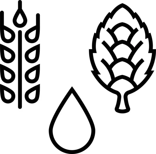 Пивоваренная Икона — стоковый вектор