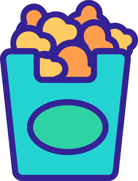 Crowded Cup Glasses Icon Fooddrinks Category — Stock Vector