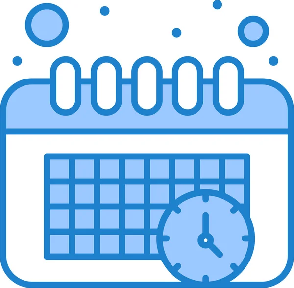 Calendario Horario Icono — Archivo Imágenes Vectoriales