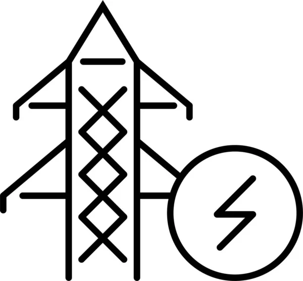 Aktuelles Elektrisches Symbol — Stockvektor