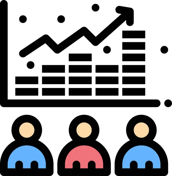 Broker Data Index Icon Categoría Business Management — Vector de stock