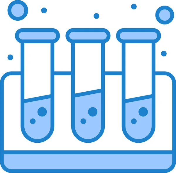 Blood Test Tubes Icon — Stock Vector