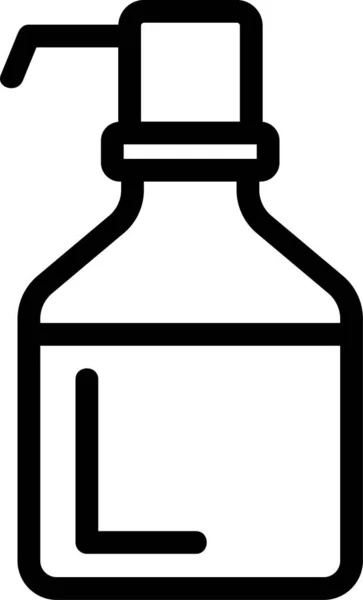 Icono Aceite Medición Botella — Vector de stock