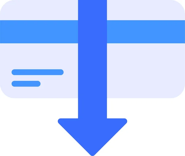 Icona Della Carta Credito — Vettoriale Stock