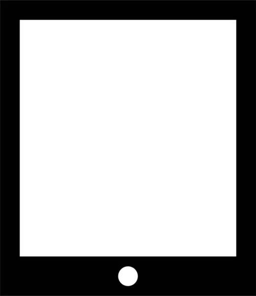 Ipad Tablette Icône Contour Dans Style Contour — Image vectorielle