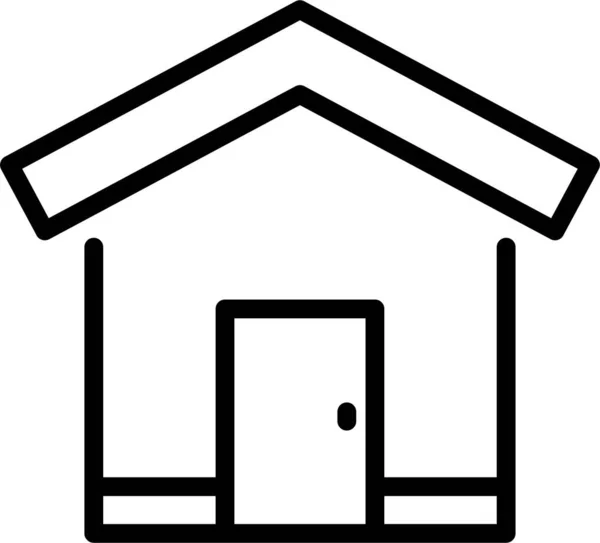 Hausbau Symbol — Stockvektor