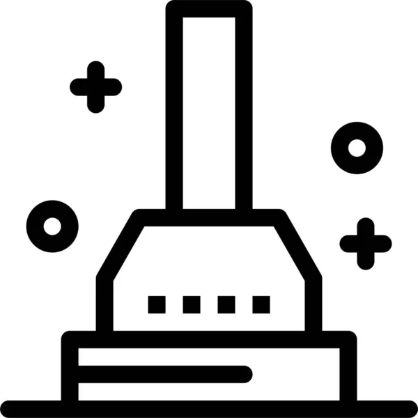 Badewanne Badezimmerkolben Symbol — Stockvektor