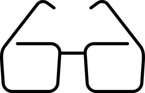Gafas Vista Icono Gafas Vista — Archivo Imágenes Vectoriales