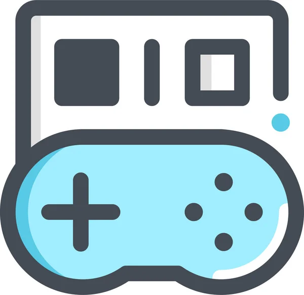 Gamepad Gaming Video Game Icon — Stock Vector