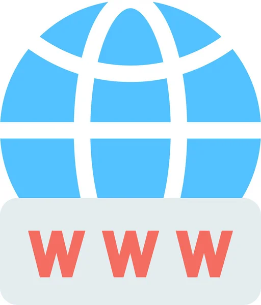 Browser Globe Web Icon — Stock Vector
