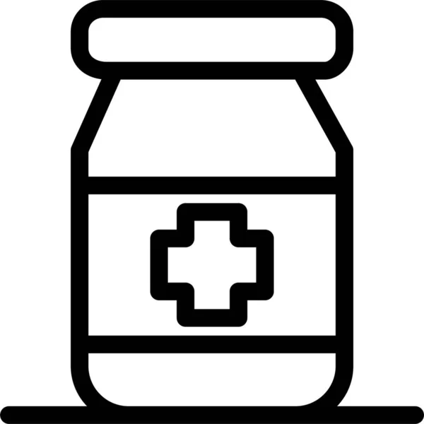 Противоядие Медицинские Таблетки Значок — стоковый вектор