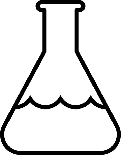 Ikona Chemie Alkoholového Piva — Stockový vektor