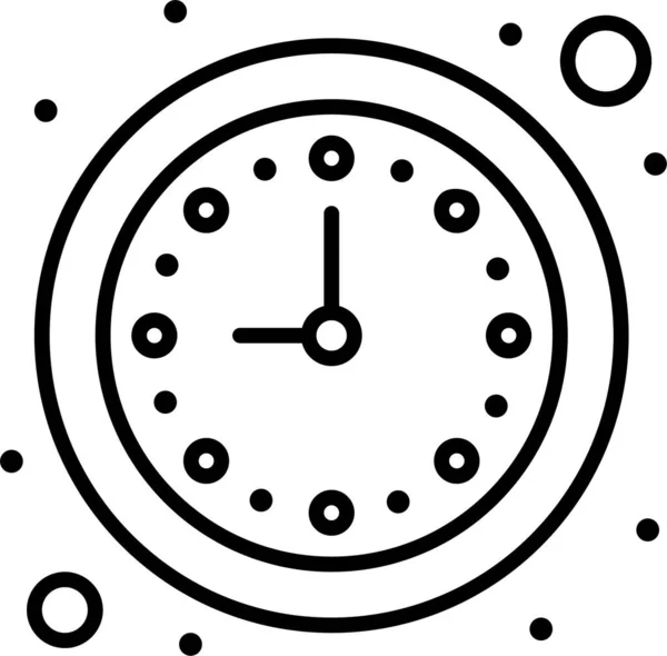 Business Clock Time Icon Business Management Kategorie — Stockvektor