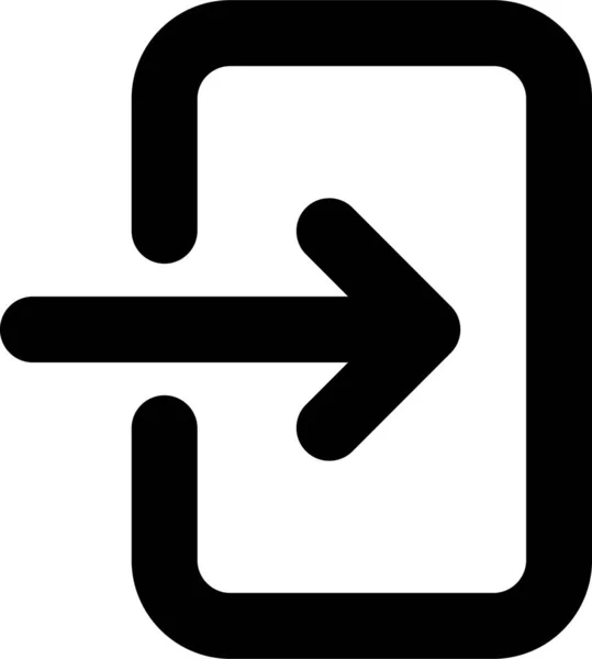 Šipka Symbol Ikoně Kategorii Šipek — Stockový vektor