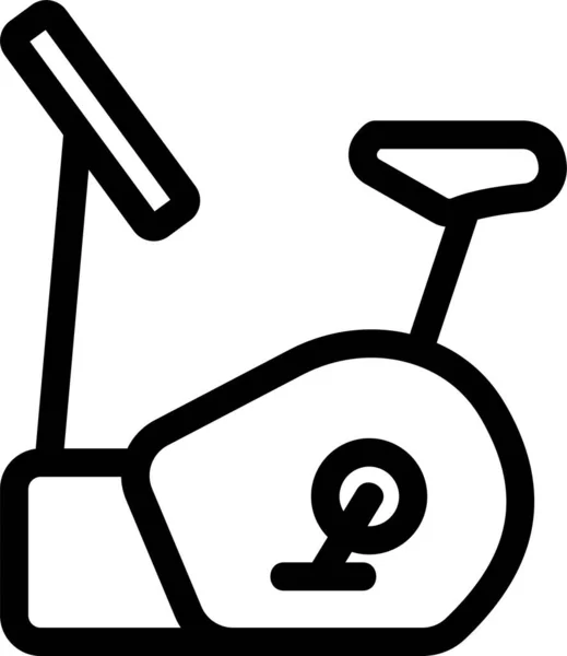 Значок Упражнения Велосипеде — стоковый вектор